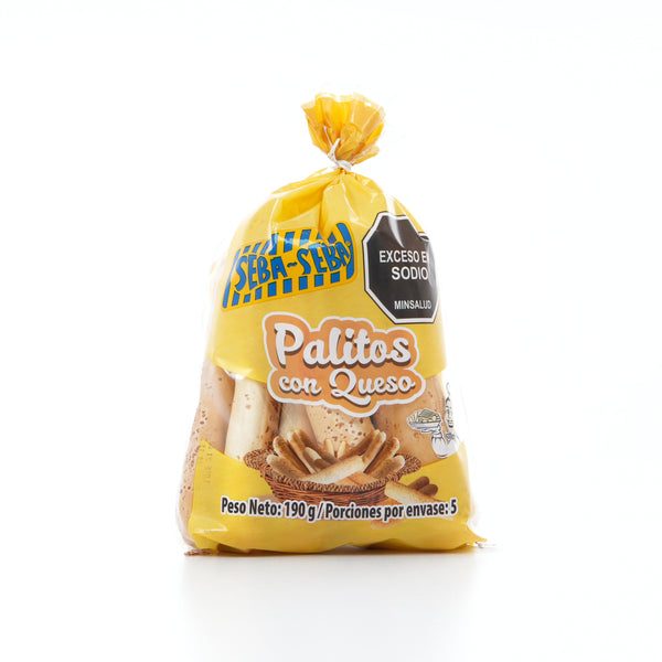 PALITO SEBA SEBA 10U 190G QUESO